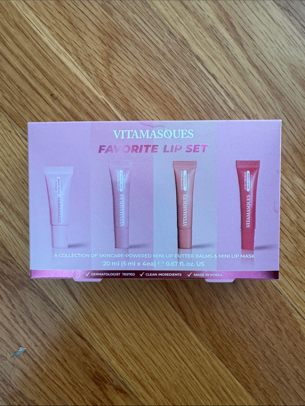 VITAMASQUES Favorite Lip Set — Pink & Coral Mini Lip Balms
